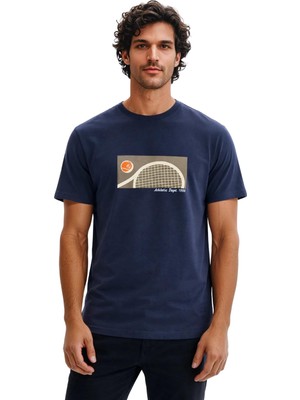 Ar-ma Erkek Bisiklet Yaka Tişört Resim Baskili Regular Fit Süprem Y31344448502