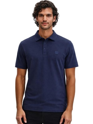 Ar-ma Erkek Polo Yaka Tişört Baskisiz Basic Regular Fit Çift Toplama Penye Pike Y31374357302