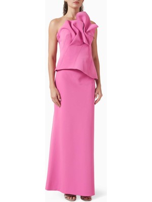 Acler Esher Bubblegum Pembe Kadın Top-Etek Takım