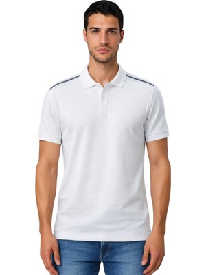 Ar-ma Erkek Polo Yaka Tişört Baskisiz Basic Regular Fit Çift Toplama Penye Pike Y31374357002