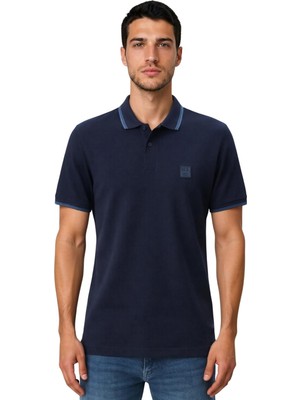 Ar-ma Erkek Polo Yaka Tişört Baskisiz Basic Regular Fit Çift Toplama Penye Pike Y31374357102