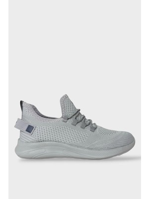 Liger Triko Bağcıklı Unisex Spor Ayakkabı Gri