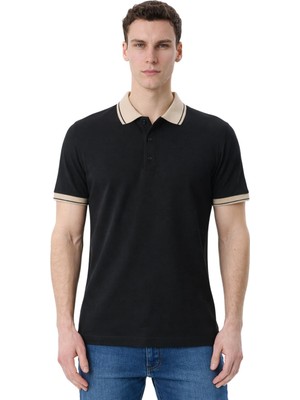 Ar-ma Erkek Polo Yaka Tişört Baskisiz Basic Regular Fit Çift Toplama Penye Pike Y31374358702