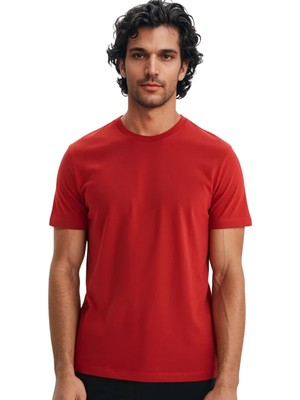Ar-ma Erkek Bisiklet Yaka Tişört Baskisiz Basic Regular Fit Penye Süprem Y31344408202