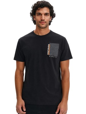 Ar-ma Erkek Bisiklet Yaka Tişört Yazi Baskili Regular Fit Süprem Y31344448202