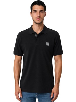 Ar-ma Erkek Polo Yaka Tişört Baskisiz Basic Regular Fit Çift Toplama Penye Pike Y31374358002
