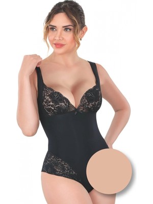 Marsilyan™ Ten Mı  2947 Dantelli Agraflı Body Korse