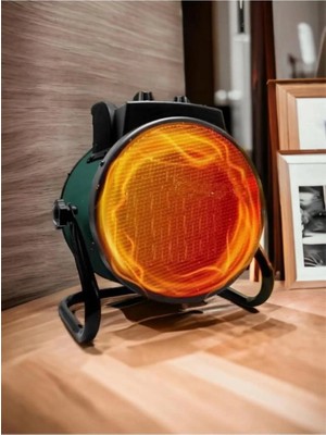 Ultra Güçlü 3000 Watt Taşınabilir Elektrikli Portatif Isıtıcı Soba Sıcak Hava Üfleyen Fan Radyatör