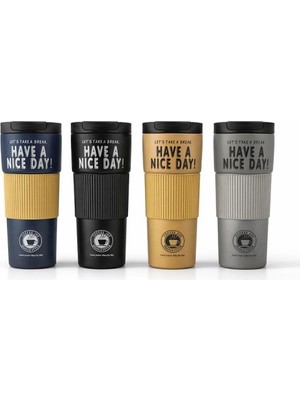 Osense 600 ml Paslanmaz Çelik Termos Mug Bardak