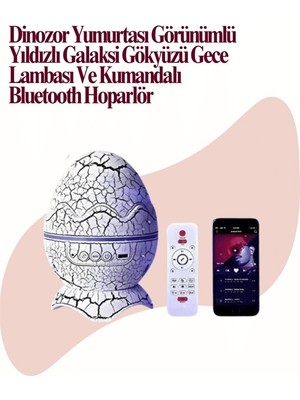 Uzaktan Kumandalı, USB Girişli, Döner Projektör Lamba