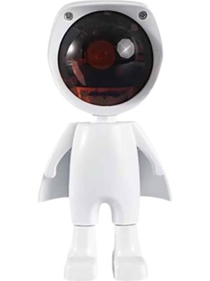 Defne Store 180 Derece Dönebilen Astronot Masa ve Gece Lambası Projektör