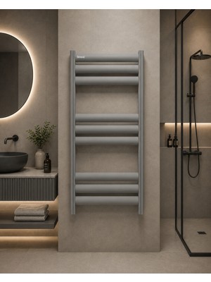 Termorad Alüminyum Mat Gri 50X90 Petsa Stila Havlupan