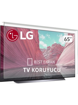 Lg OLED65B65LA Tv Ekran Koruyucu - Lg 65" Inç Uydu Alıcılı 4K Ultra Hd Smart Webos OLED Tv Kırılmaz Paneli