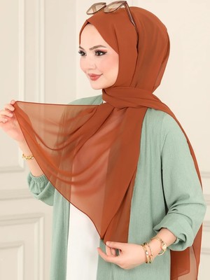 Asia Collection Düz Şifon Şal