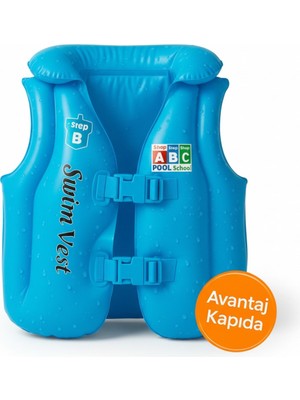 Empressco Çocuk Şişme Yüzme Yeleği, Deniz ve Havuz Için, M Beden