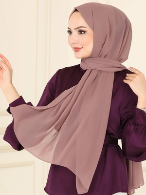 Asia Collection Düz Şifon Şal