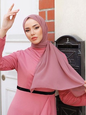 Asia Collection Düz Şifon Şal