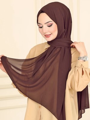Asia Collection Düz Şifon Şal