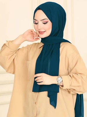 Asia Collection Düz Şifon Şal