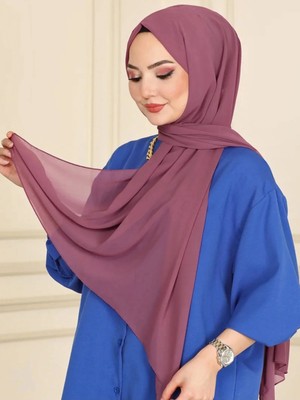 Asia Collection Düz Şifon Şal