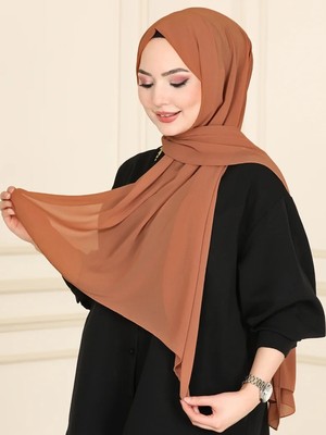 Asia Collection Düz Şifon Şal