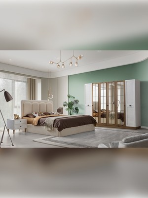 %100 Mdf Tisan Yatak Odası Takımı