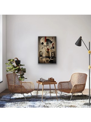 Hobibahçem Karışık Rüyalar Soyut Kanvas Tablo 40X60 cm