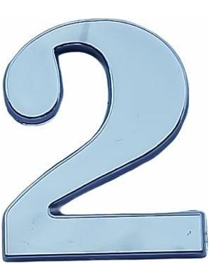 Cemax Villa Boy 2 Rakamı 8,5 cm Yapışkanlı