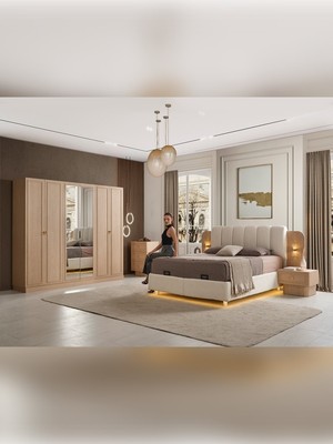 %100 Mdf Guell Yatak Odası Takımı