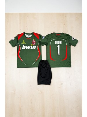 Çağrı Giyim Nostaljik Efsane Milan Dida Çocuk Kaleci Forması