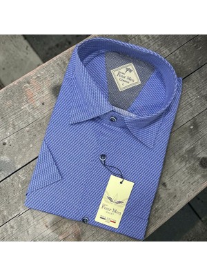 Eren Style Linen Keten Klasik %100 Cotton Kısa Kollu Terletmeyen Gömlek