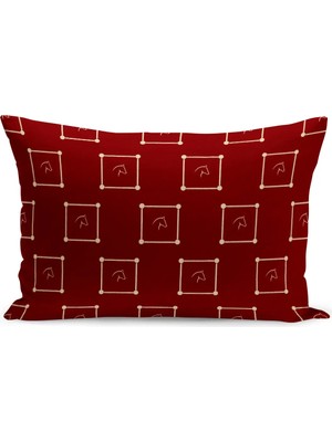 Bertille Home Klasik At Serisi Çift Tarafı Dijital Baskılı Kırlent Kılıfı (Horse)