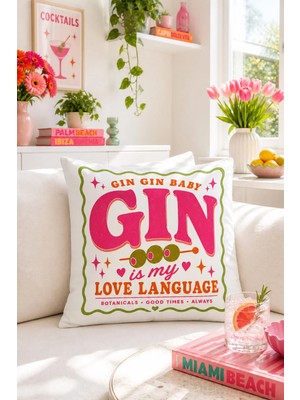 Bertille Home Pop Art Serisi Çift Tarafı Dijital Baskılı Kırlent Kılıfı