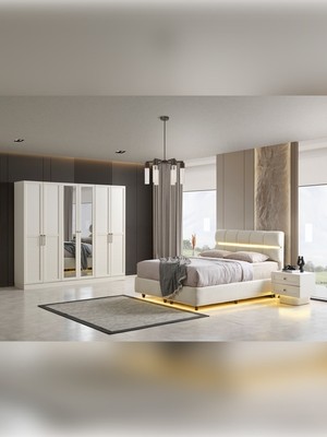 %100 Mdf Elabor Yatak Odası Takımı