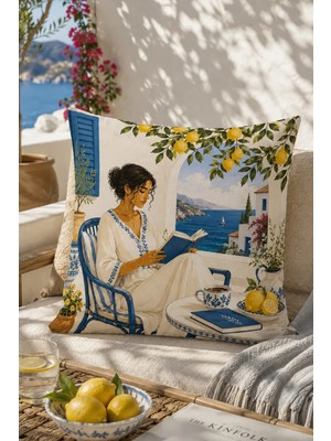 Bertille Home Pop Art Serisi Çift Tarafı Dijital Baskılı Kırlent Kılıfı