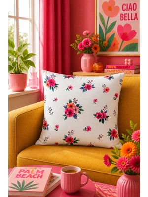 Bertille Home Pop Art Serisi Çift Tarafı Dijital Baskılı Kırlent Kılıfı