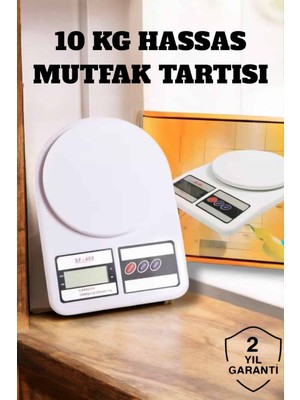 A-Luxe Net LCD Ekran ve Otomatik Kapanma Özelliği ile Uzun Ömürlü Dijital Mutfak Tartısı