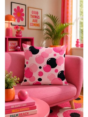Bertille Home Pop Art Serisi Çift Tarafı Dijital Baskılı Kırlent Kılıfı