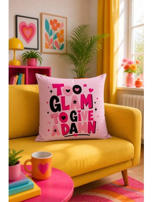 Bertille Home Pop Art Serisi Çift Tarafı Dijital Baskılı Kırlent Kılıfı