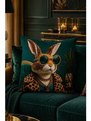 Bertille Home Pop Art Serisi Çift Tarafı Dijital Baskılı Kırlent Kılıfı