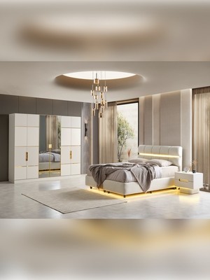 %100 Mdf Basel Yatak Odası Takımı