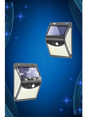 A-Luxe Solar Sensörlü Duvar Lambası Bahçe Lamba 20 LED Işık