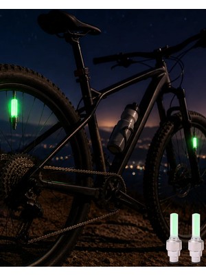 A-Luxe Bisiklet Jant Işığı Hareket Sensörlü Renkli LED Sibop Lambası