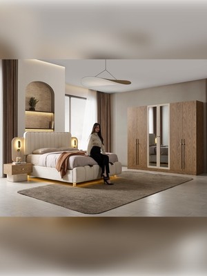 %100 Mdf Santorini Yatak Odası Takımı