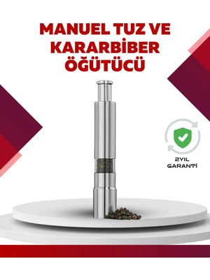 A-Luxe Hafif ve Kompakt, Taşınabilir Baharat Öğütücü - Mutfak ve Masa Için