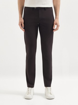 Karaca Kahverengi Slim Fit Casual Pantolon