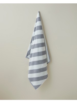 English Home Diagonal Pamuk Banyo Havlusu 90X150 cm Gri