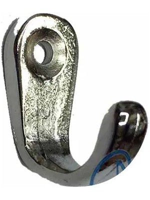 TeknoKapsül Tekli Anahtar, Bijuteri, Vitrin, Dekor Askısı - Nikel, 10X18X22 mm