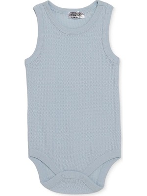 Hellobaby Erkek Bebek Body Çıtçıtlı Bisiklet Yaka Kısa Kol