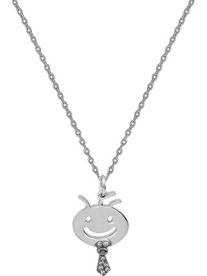 İryum Pırlanta Smile Altın Kolye